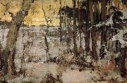 Nikolay Fechin The Scene of Winter china oil painting reproduction